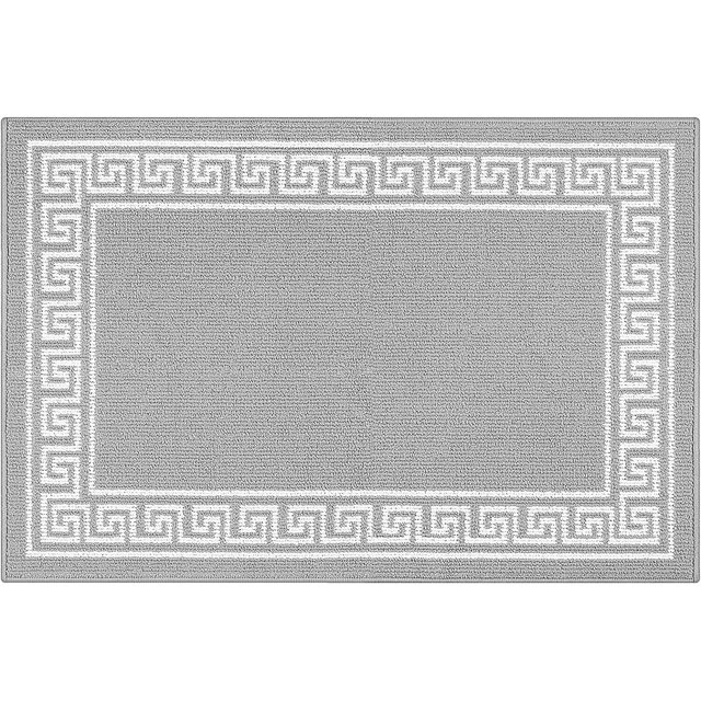 "MeyJey Durable Outdoor Mat, 32""x48"" NonSlip Rubber Floor Mat, Absorbent Low Profile