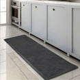 thumbnail image 1 of MeyJey Kitchen Mat Anti Fatigue Non Slip Cushioned Kitchen Rug 20"x60" Black, 1 of 9