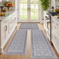 thumbnail image 1 of MeyJey Kitchen Rug Set 3 Piece, Non Slip Machine Washable Mats for Home Floor and Living Room, Gray, 1 of 11