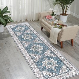 Nourison Concerto Persian Ivory Grey 2'2" x 20' Area Rug (2x20 ...
