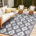 thumbnail image 1 of MeyJey 6'x9' Outdoor Rug, Patio Rug Waterproof RV Outdoor Rug Camping Rugs Reversible Plastic Mat for Camping, Balcony Apartment, Patio, Porch, Picnic, Beach, Gray, 1 of 10