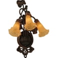 thumbnail image 1 of Meyda 10.5"W Amber Pond Lily 3 LT Wall Sconce, 1 of 2