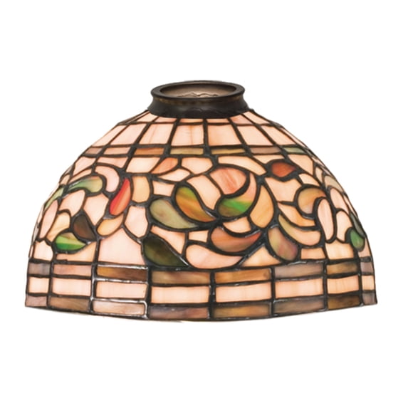 Meyda 10988 8 in Tiffany Turning Leaf Shade Bapa 59R