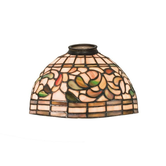 Meyda 10988 8 in Tiffany Turning Leaf Shade Bapa 59R