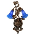 thumbnail image 1 of Meyda 11"W Blue Pond Lily 2 LT Wall Sconce, 1 of 2