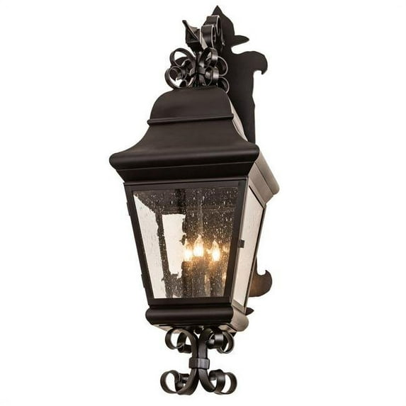 Meyda 118857 11 in. Vincente Lantern Wall Sconce