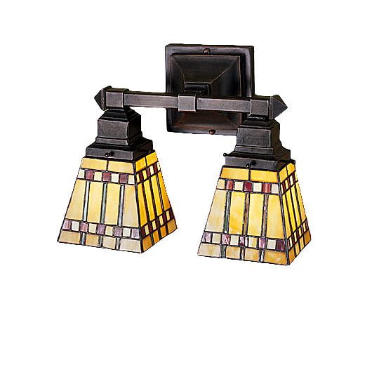 Meyda 12"W Prairie Corn 2 LT Wall Sconce.609