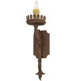 thumbnail image 1 of Meyda 120202 6 in. Nordic Wall Sconce, Chocolate, Beige & Gold, 1 of 6