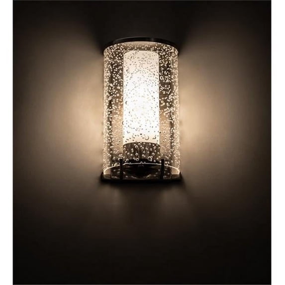 Meyda 128344 6 in. Cilindro Lange Wall Sconce