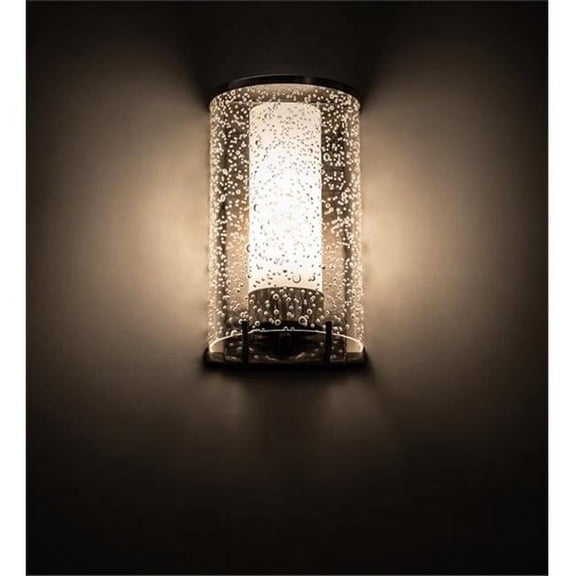 Meyda 128344 6 in. Cilindro Lange Wall Sconce