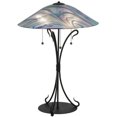 thumbnail image 1 of Meyda 130670 28 in. Metro Noir Swirl Iridescent Table Lamp, Blbi & Black Baroque Irid, 1 of 1