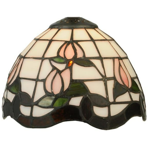 Meyda 132324 4.75''H x 7''W Roseborder Shade Light