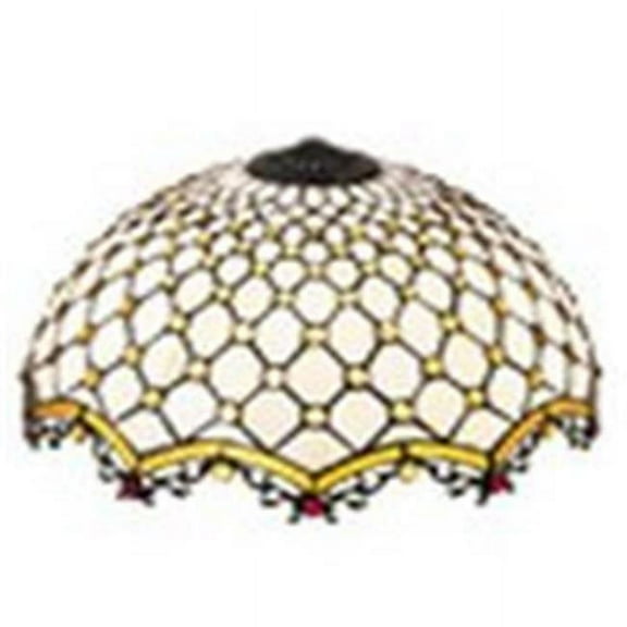 Meyda 132693 18 in. Wide Diamond & Jewel Shade