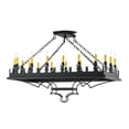 thumbnail image 1 of Meyda 138898 48 in. Yosemite Oblong Pendant, Costello Black, 1 of 5