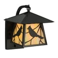 thumbnail image 1 of Meyda 139439 8 in. Stillwater Song Bird Curved Arm Wall Sconce, Bai Craftsman, 1 of 4