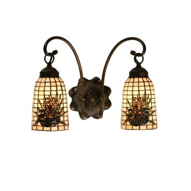 Meyda 14.5"W Pine Barons 2 LT Wall Sconce