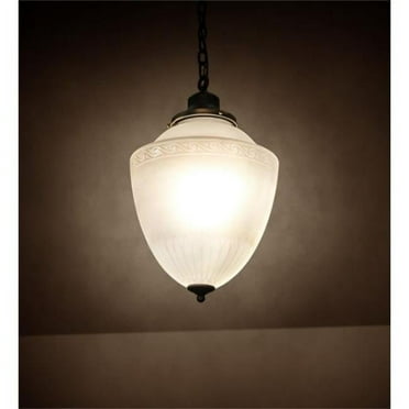Meyda 228548 14 in. Wide Ovum Aquinum Pendant
