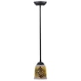 thumbnail image 1 of Meyda 145152 5 in. Northwoods Pinecone Hand Painted Mini Pendant, Wrought Iron, 1 of 7