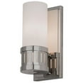 thumbnail image 1 of Meyda 145702 4 in. Cilindro Chisolm Passage Wall Sconce, Polished Nickel, 1 of 1