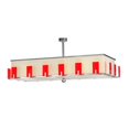 thumbnail image 1 of Meyda 149835 72 in. Quadrato Escalade Fabric Oblong Pendant, Extreme Chrome, 1 of 4