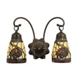 thumbnail image 1 of Meyda 15" Wide Tiffany Pinecone 2 Light Wall Sconce, 1 of 4