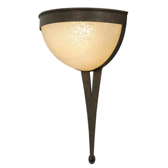 Meyda 150603 12 in. Orva Prime Wall Sconce, Glass