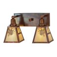 thumbnail image 1 of Meyda 150764 17.5 in. Winter Pine 2 Light Vanity Light, Bai Vintage, 1 of 2