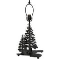 thumbnail image 1 of Meyda 151430 14 in. Tall Pines Double Light Table Base, Oil Rubbed Bronze, 1 of 1