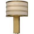 thumbnail image 1 of Meyda 152098 16 in. Cilindro Touro Wall Sconce, Gold Leaf, 1 of 2