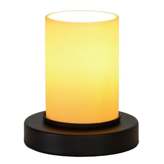 Meyda 153106 7 in. Cilindro Duomo Mini Lamp, Black