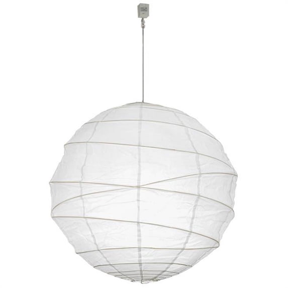 Meyda 153153 30 in. Papier Lantern Pendant, White