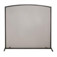 thumbnail image 1 of Meyda 159676 47.5 x 45.5 in. Prime Arched Fireplace Screen, Black Satin Wrought Iron, 1 of 1