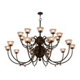 thumbnail image 1 of Meyda 160553 80 in. Perennial 20 Light Chandelier, Light Burnished Antique Copper, 1 of 1
