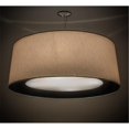 thumbnail image 1 of Meyda Tiffany 162180 52 Inch W Bruges Textrene Pendant   Nickel Finish with Beige/White/Black Glass, 1 of 7