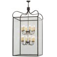thumbnail image 1 of Meyda 162296 30 in. Square Rennes 12 Light Pendant, Timeless Bronze & Clear Glass, 1 of 5