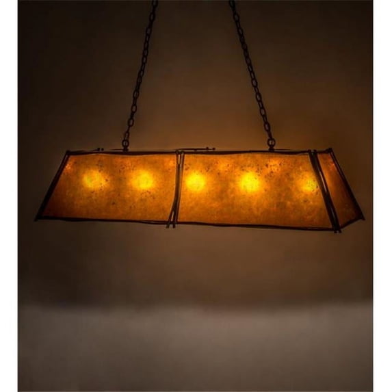 Meyda 172116 60 in. Sticks Oblong Pendant - Antique Copper