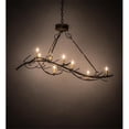 thumbnail image 1 of Meyda 181655 44 in. Winter Solstice 8 Light Oblong Chandelier - Antique Copper, 1 of 1