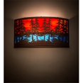 thumbnail image 1 of Meyda 189494 24 in. Tall Pines Wall Sconce - Rust & Wrought Iron, 1 of 3