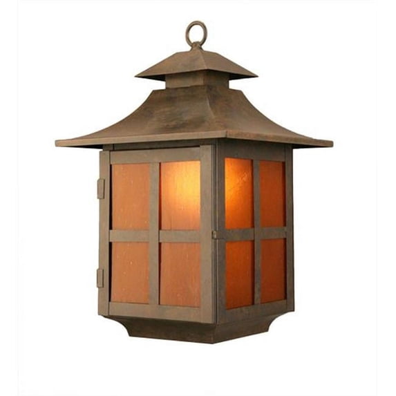 Meyda 192010 11 in. Pagoda Wall Sconce - Satin