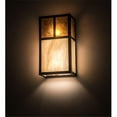 thumbnail image 1 of Meyda 194871 6.5 in. Hyde Park T Mission Wall Sconce - Craftsman Brown, 1 of 1