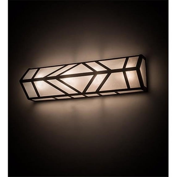 Meyda 195353 24 in. Santa Fe Vanity Light - Rust Finish