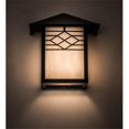 thumbnail image 1 of Meyda 196994 9 in. Seneca Ponte Wall Sconce - Craftsman Brown, 1 of 5