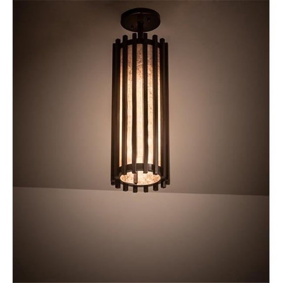 Meyda 198762 7 in. Riker Pendant - Timeless Bronze