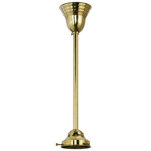 Meyda 143855 20 in. Revival Schoolhouse 4 in. Fitter Hardware, Polished Brass