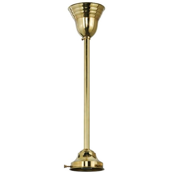 Meyda 143855 20 in. Revival Schoolhouse 4 in. Fitter Hardware, Polished Brass