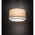 thumbnail image 1 of Meyda 202506 48 in. Wide Cilindro Natural Textrene Pendant, 1 of 2
