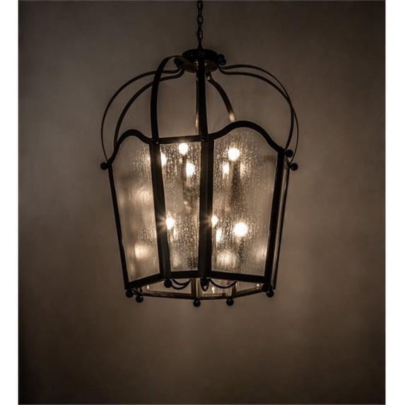 Meyda 203753 33 in. Citadel 10 Light Pendant - Timeless Bronze