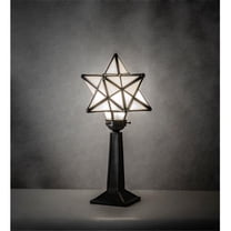 Meyda 235265 17 in. High Moravian Star Accent Lamp