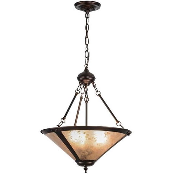 Meyda 240708 17 in. Wide Sutter Inverted Ceiling Pendant Fixtures