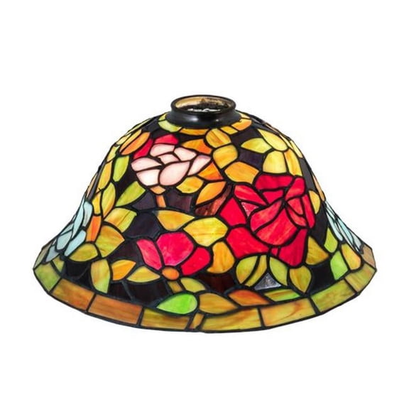 Meyda 26319 12 in. Wide Rosebush Shade